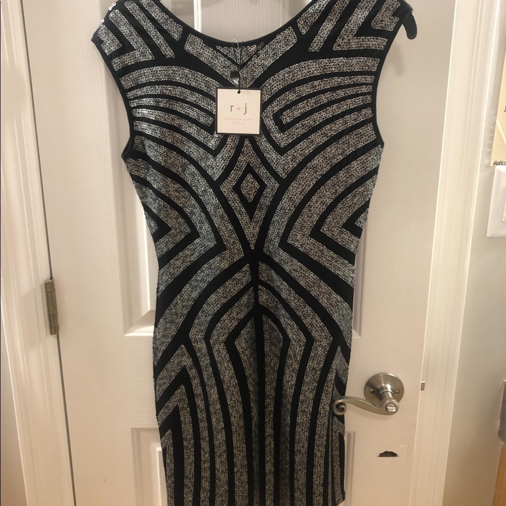Black and silver dress NWT